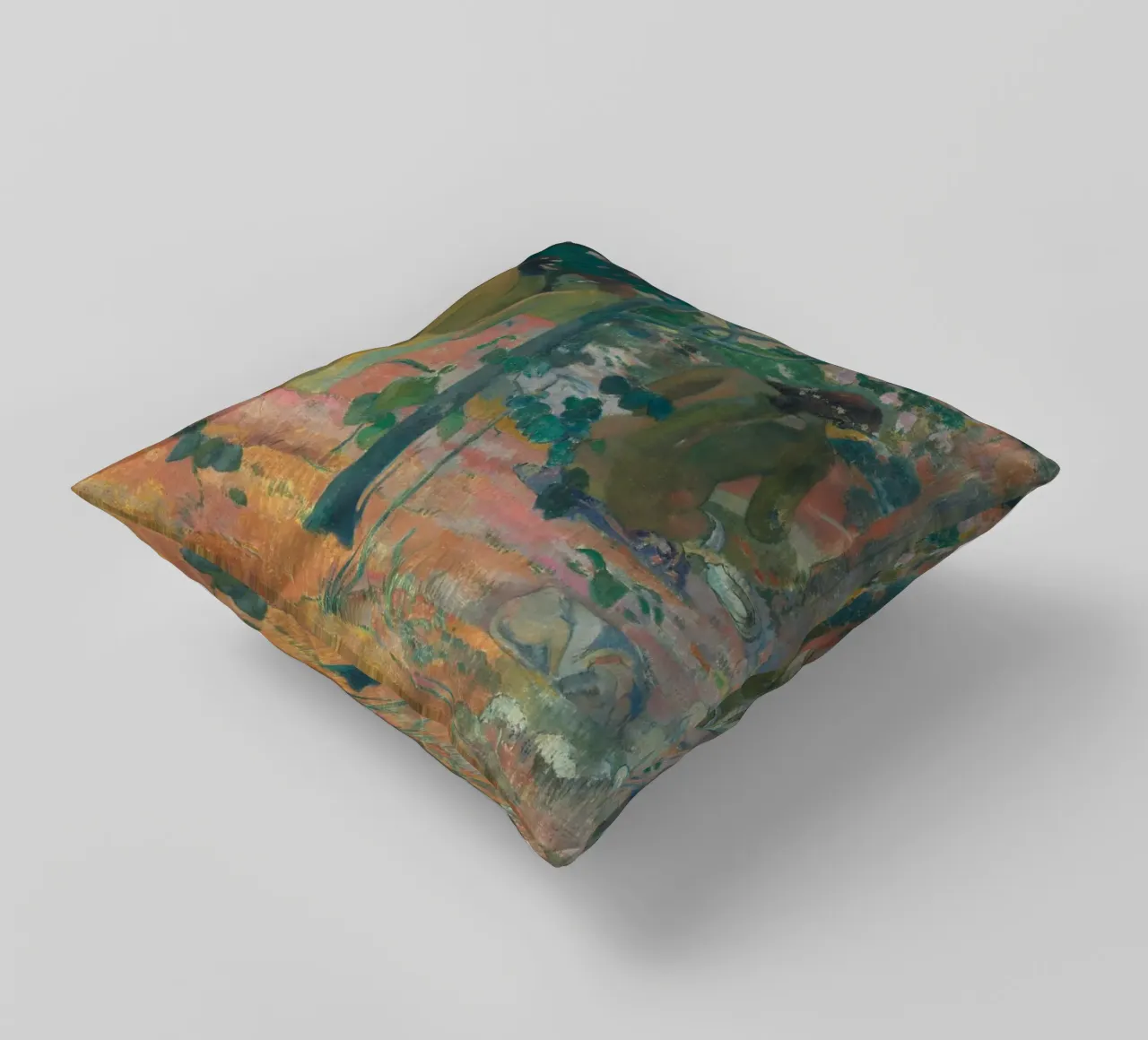 Paul Gauguin - Le bagnanti cuscino da Timeless Artworks