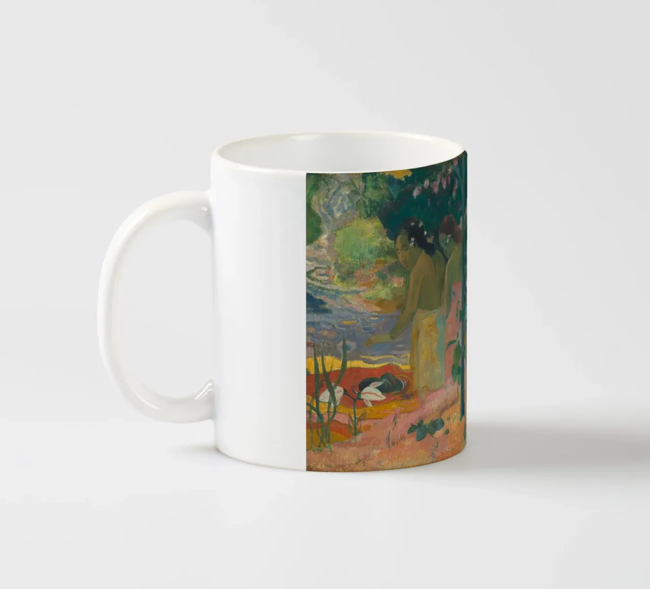 Paul Gauguin - Le bagnanti tazza in ceramica da Timeless Artworks