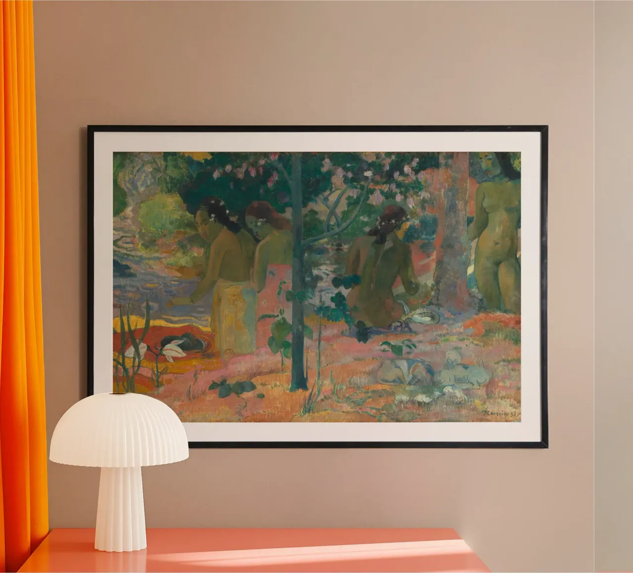 Paul Gauguin - Le bagnanti carta hahnemühle da Timeless Artworks