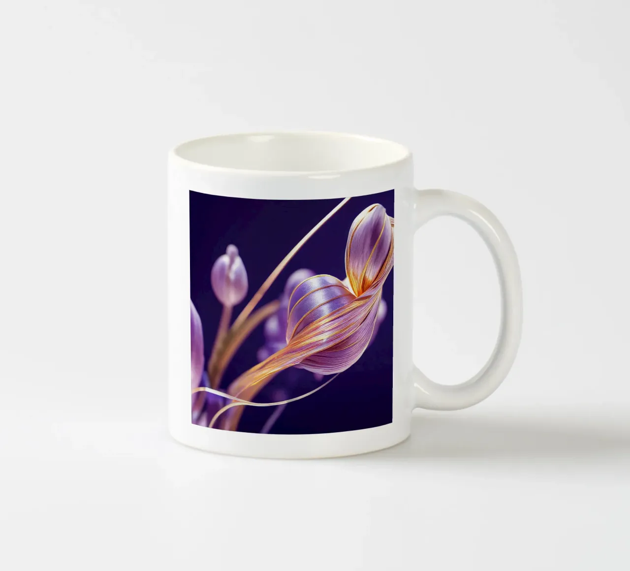 Macro fiore di pervinca tazza in ceramica da Bold Blooms