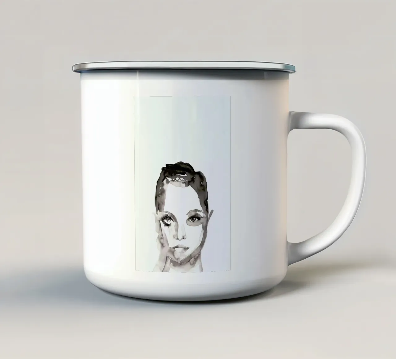 You Can Whistle First taza de esmalte de Victoria Verbaan