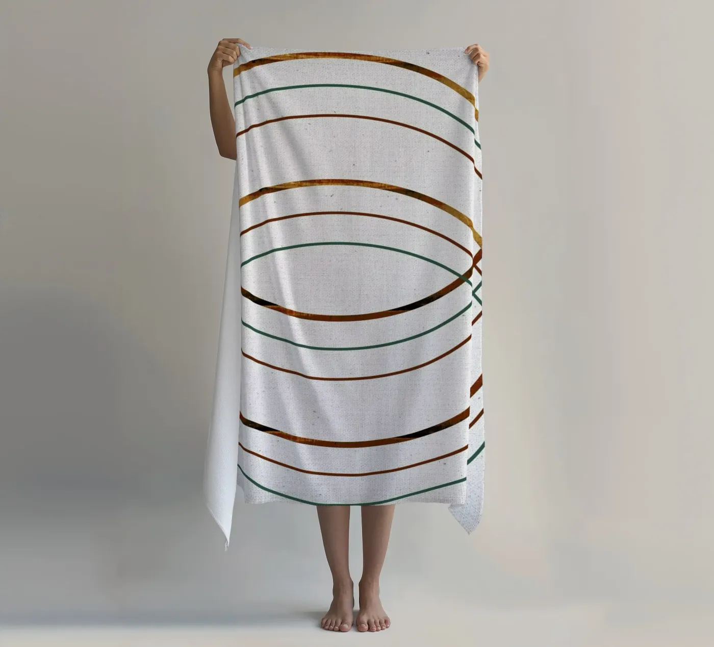 Ring beach towel by Froilein Juno