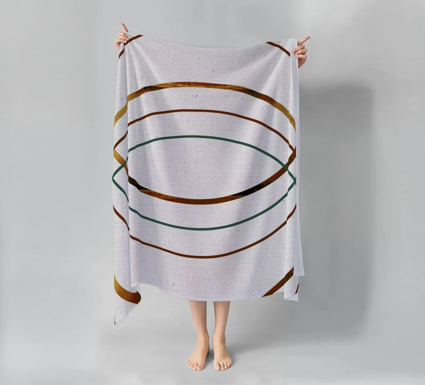 Ring beach towel by Froilein Juno