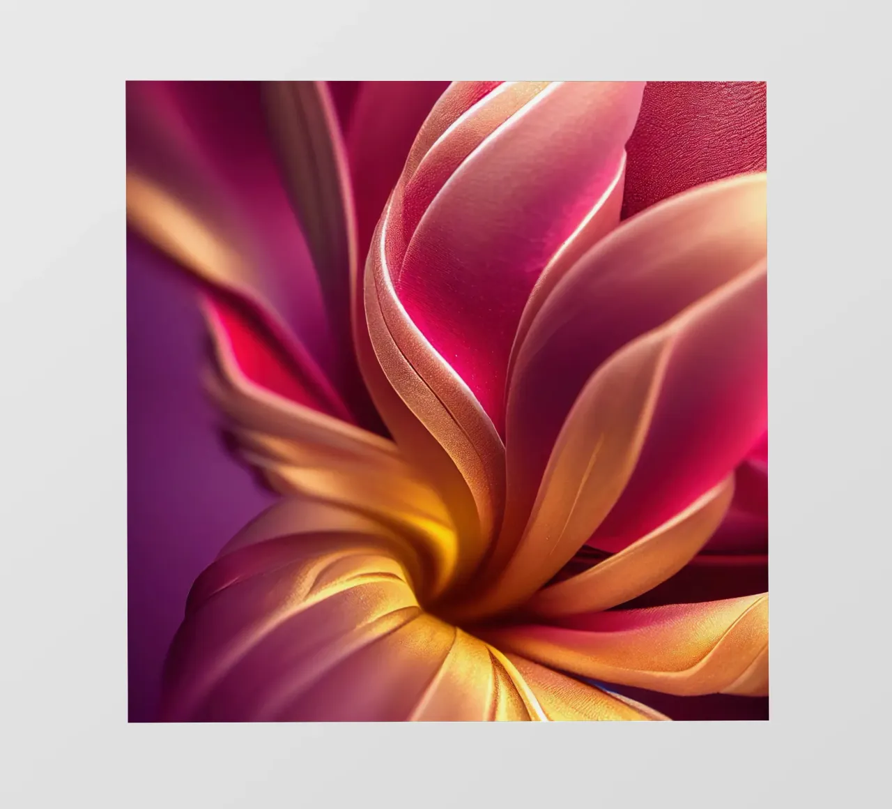 Macro fiore di plumeria pellicola backlit da Bold Blooms