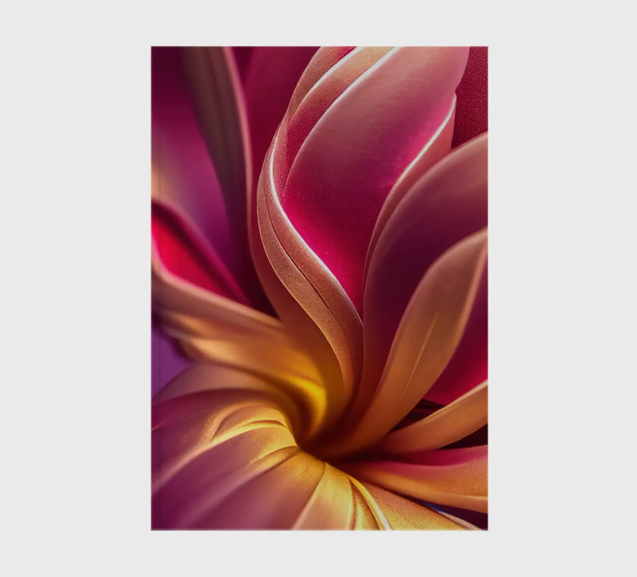 Macro Plumeria Flower notebook by Bold Blooms