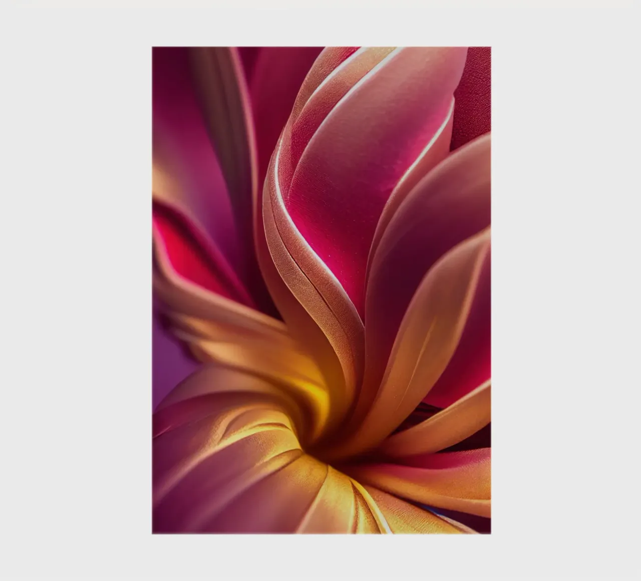 Macro Plumeria Flower notebook by Bold Blooms
