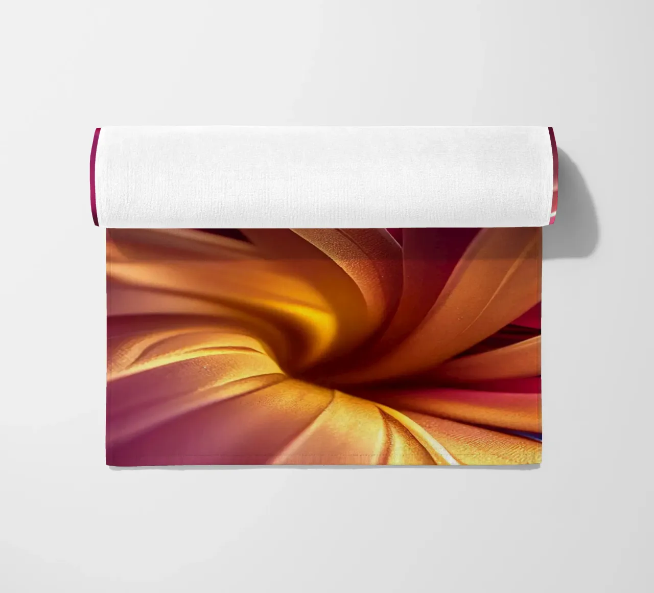 Macro fiore di plumeria telo mare da Bold Blooms