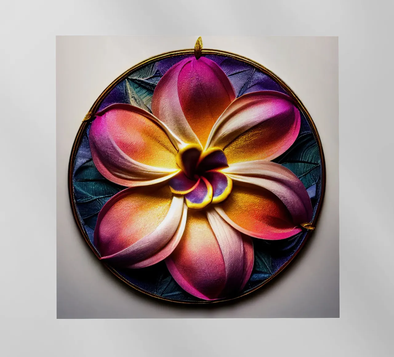 Macro fiore di plumeria pellicola backlit da Bold Blooms