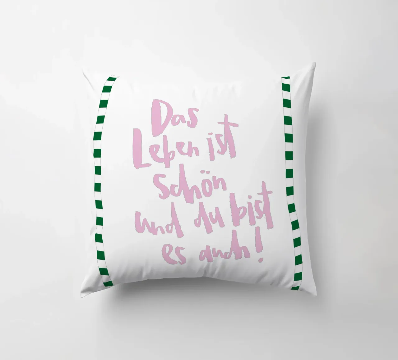 Schönes Leben cuscino da Brushmeetspaper