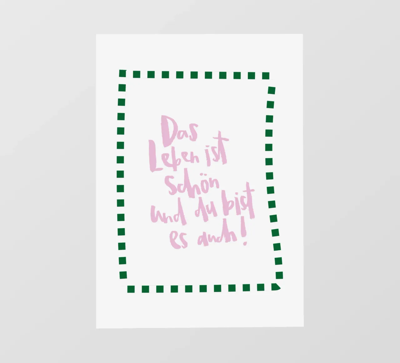 Schönes Leben telo in pvc da Brushmeetspaper