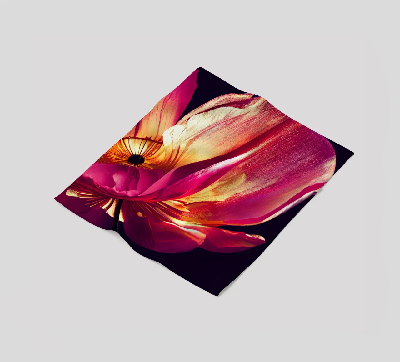 Macro fiore di papavero coperta in pile da Bold Blooms