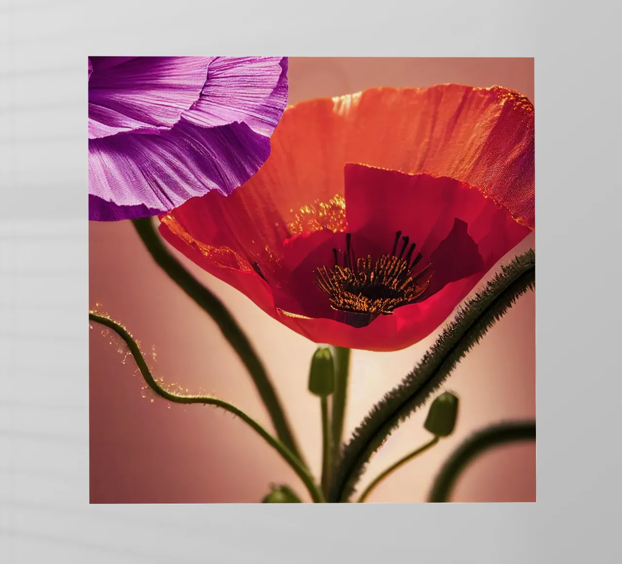 Macro fiore di papavero pellicola backlit da Bold Blooms