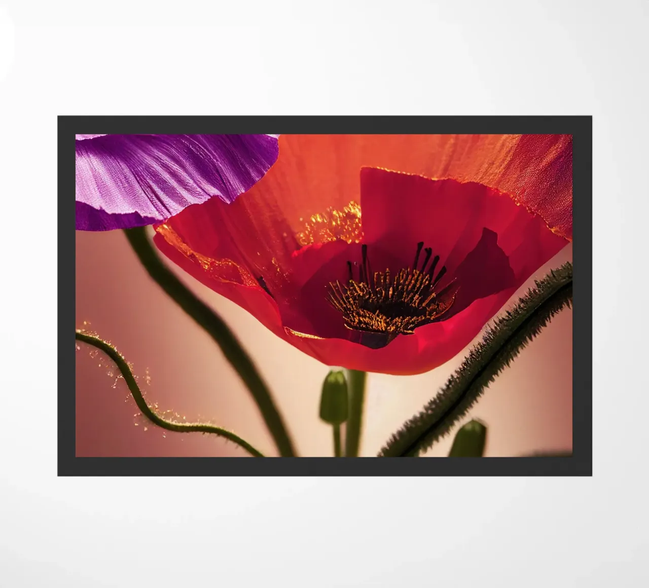 Macro fiore di papavero zerbino da Bold Blooms
