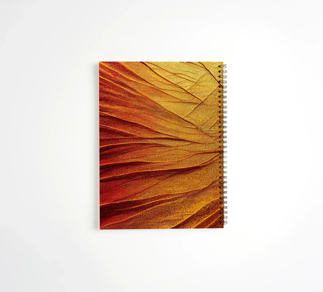 Macro Puncture Vine Flower spiral notebook by Bold Blooms