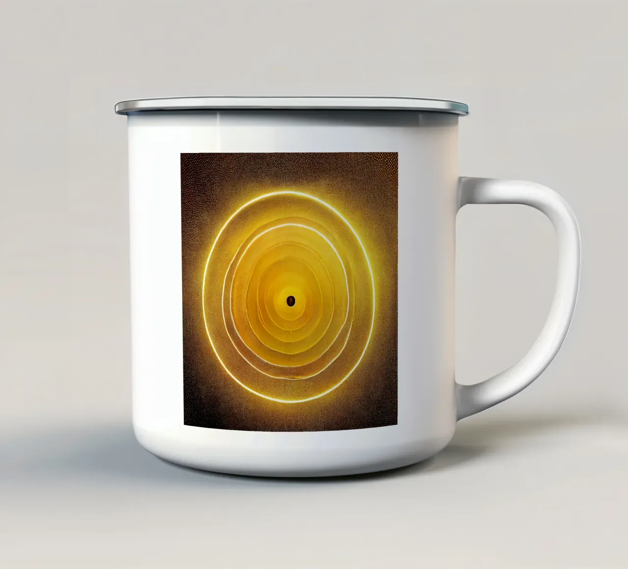 Macro Puntura Fiore di vite tazza in smalto da Bold Blooms