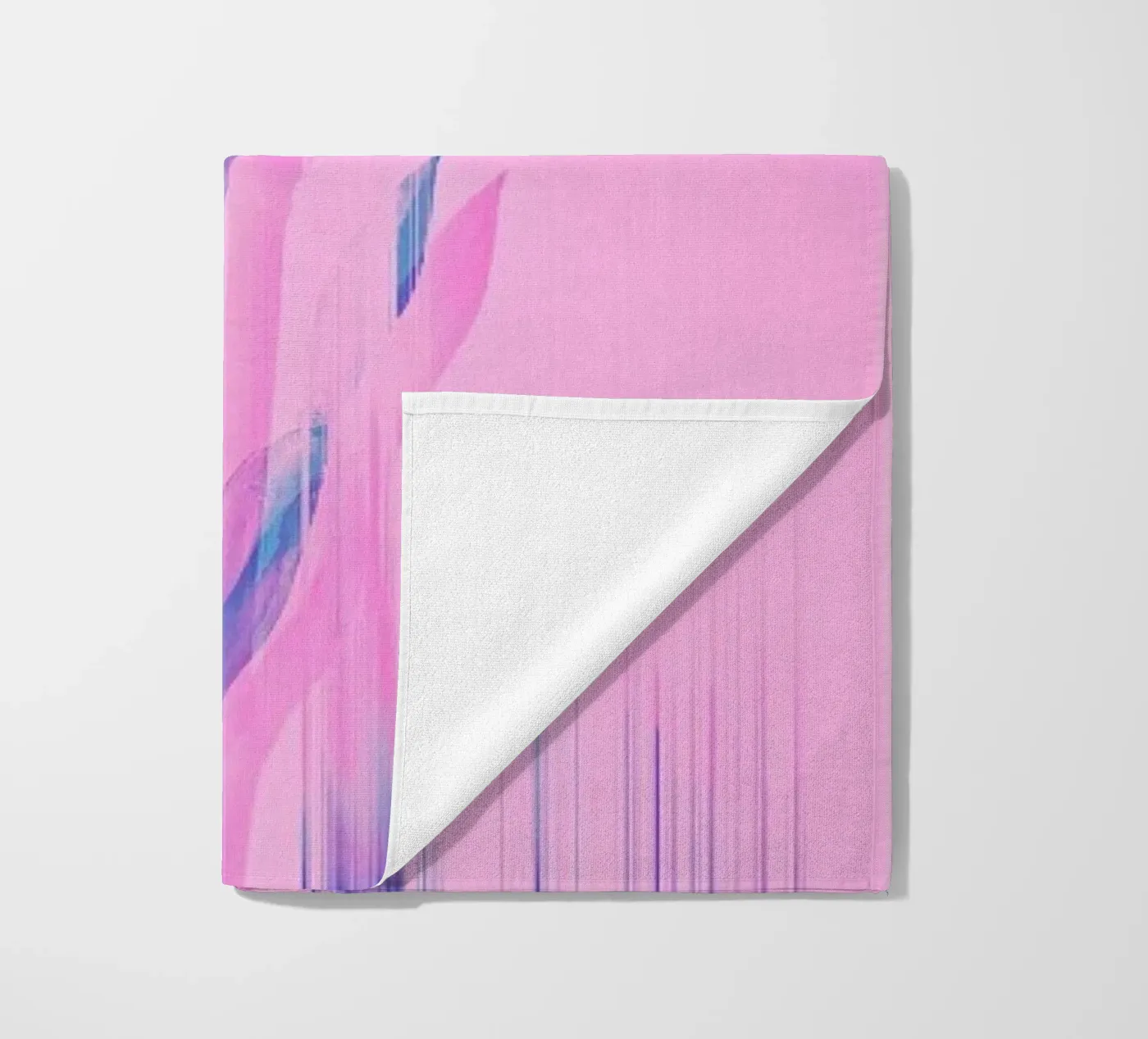 Glitcherd Iris on Pink telo mare da cafelab