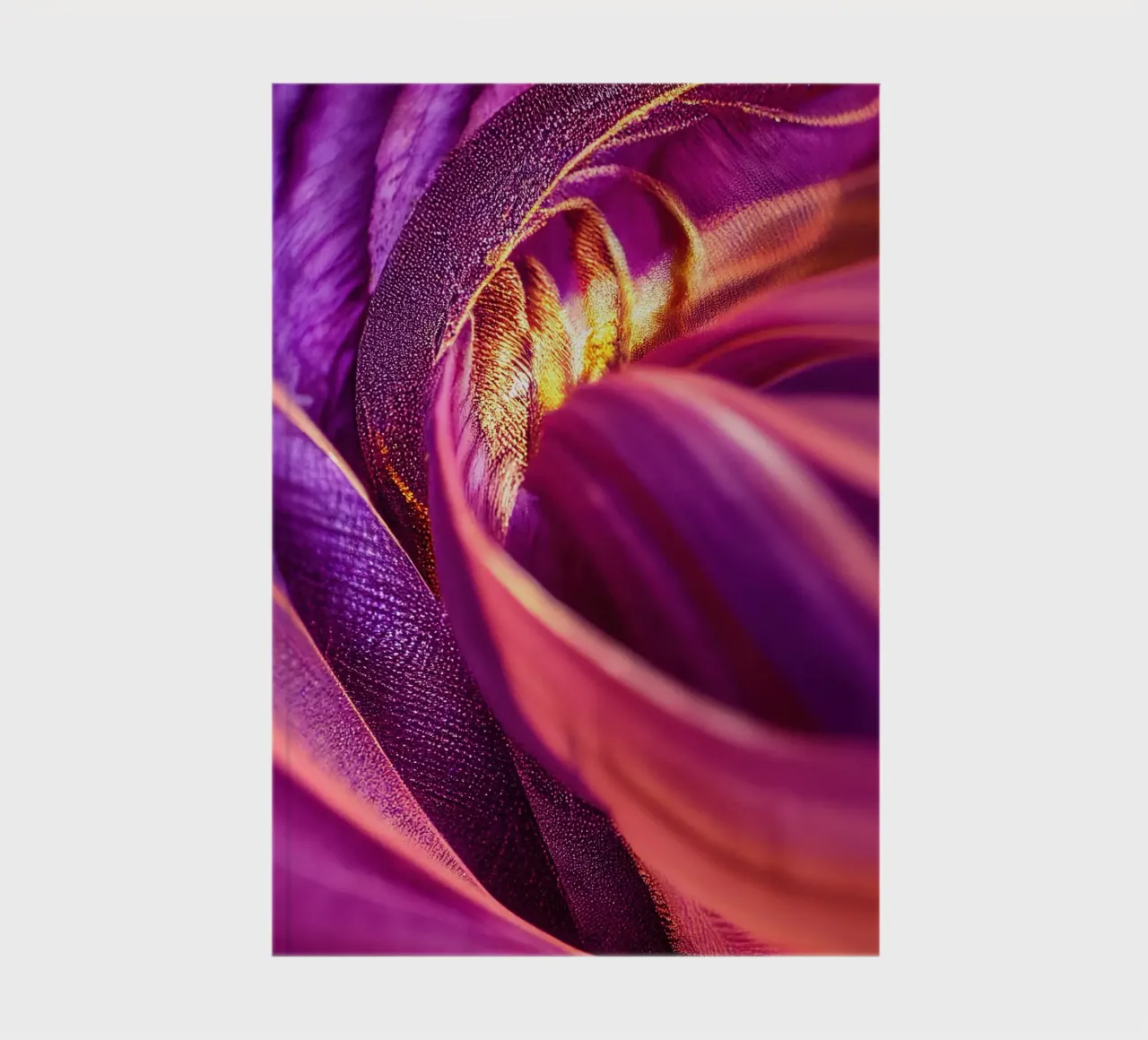 Macro Passiflora viola diario da Bold Blooms