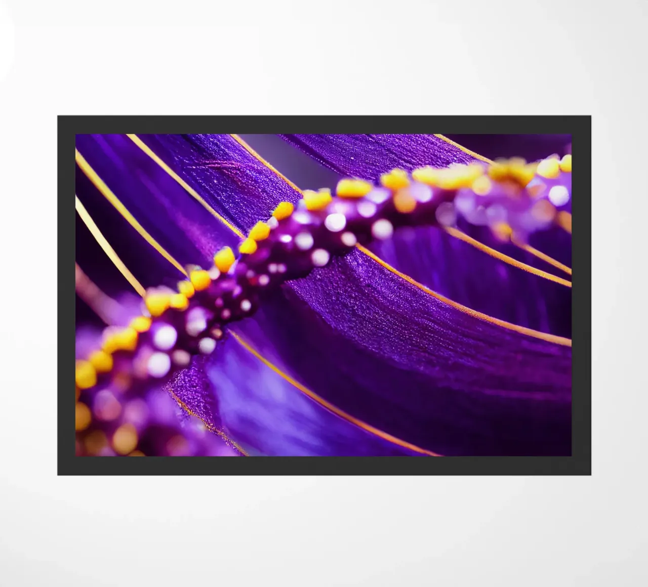 Macro Passiflora viola zerbino da Bold Blooms