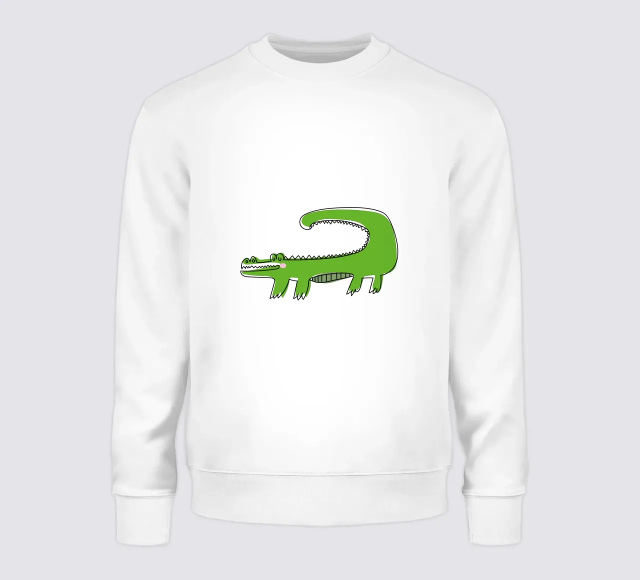 Krokodil felpa da Brushmeetspaper