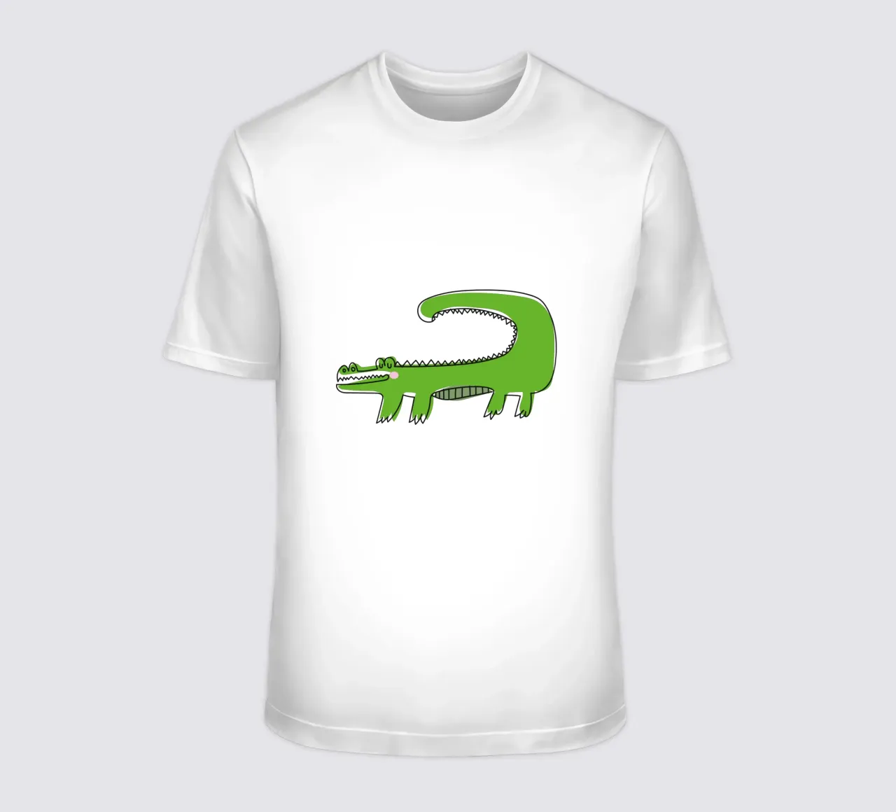 Krokodil t-shirt da Brushmeetspaper