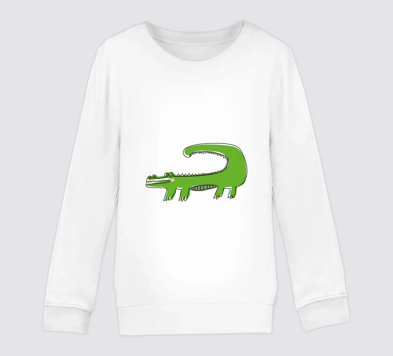 Krokodil felpa bambino da Brushmeetspaper