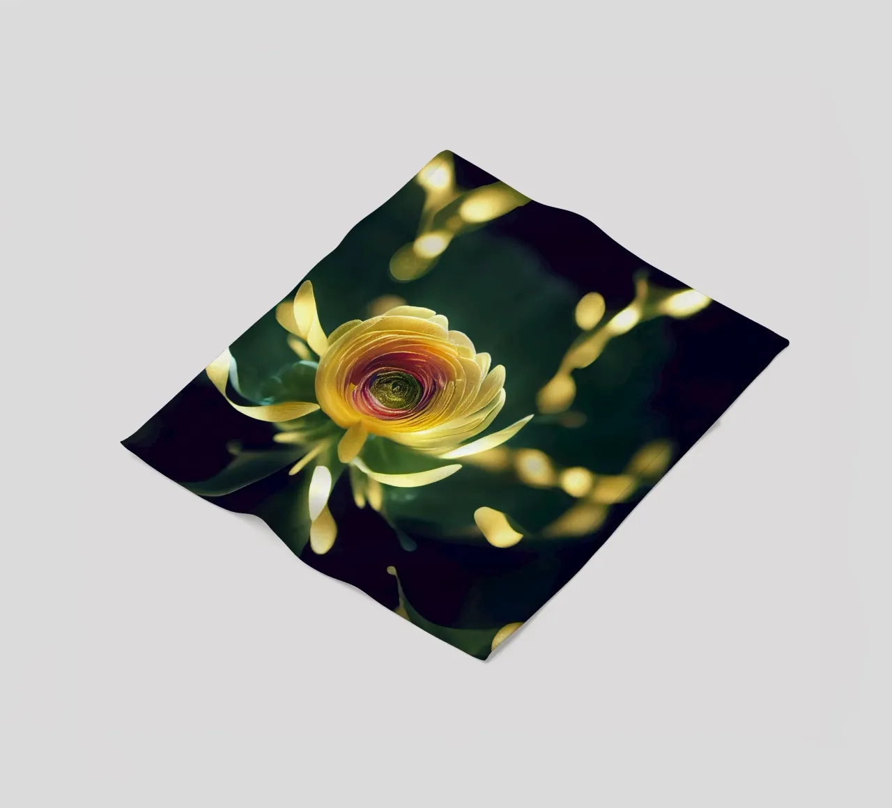 Macro fiore di ranuncolo coperta in pile da Bold Blooms