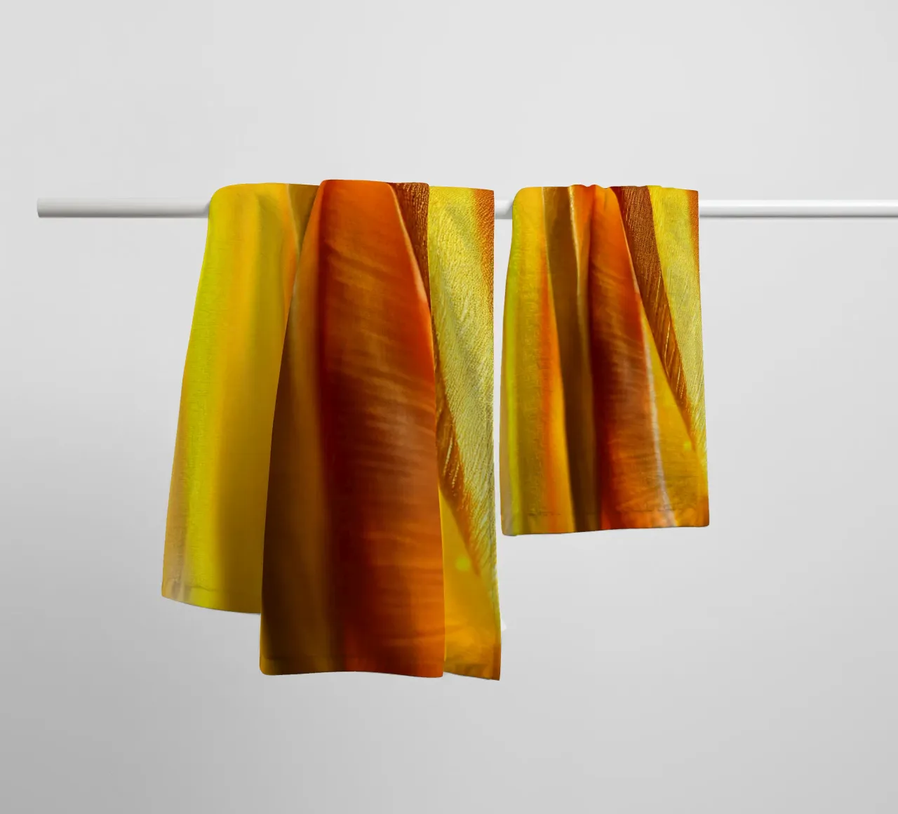Macro Rohira Flower towel by Bold Blooms