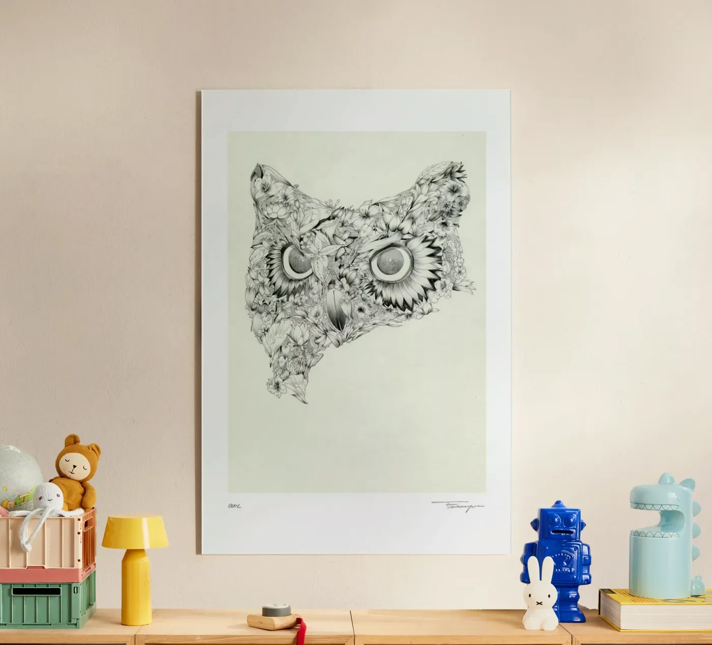 Owl plexiglass da Faunesque