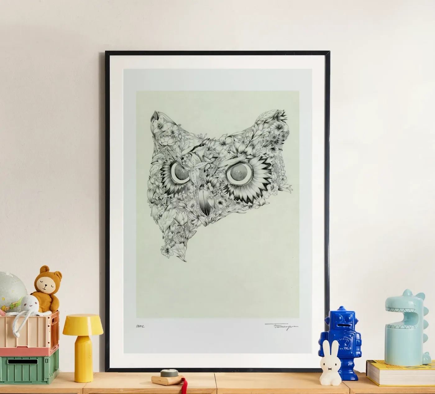 Owl poster by Faunesque