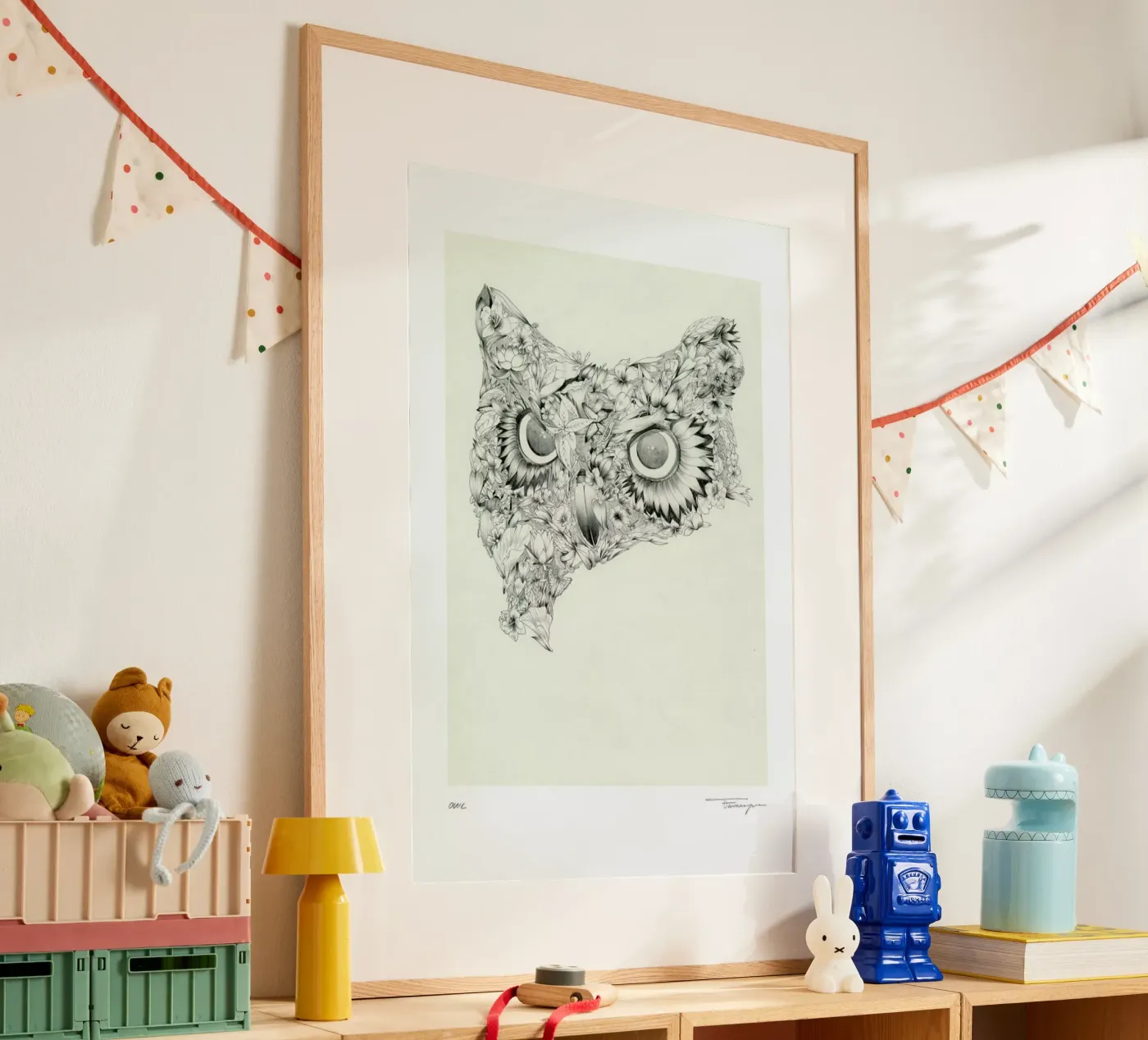 Owl poster by Faunesque