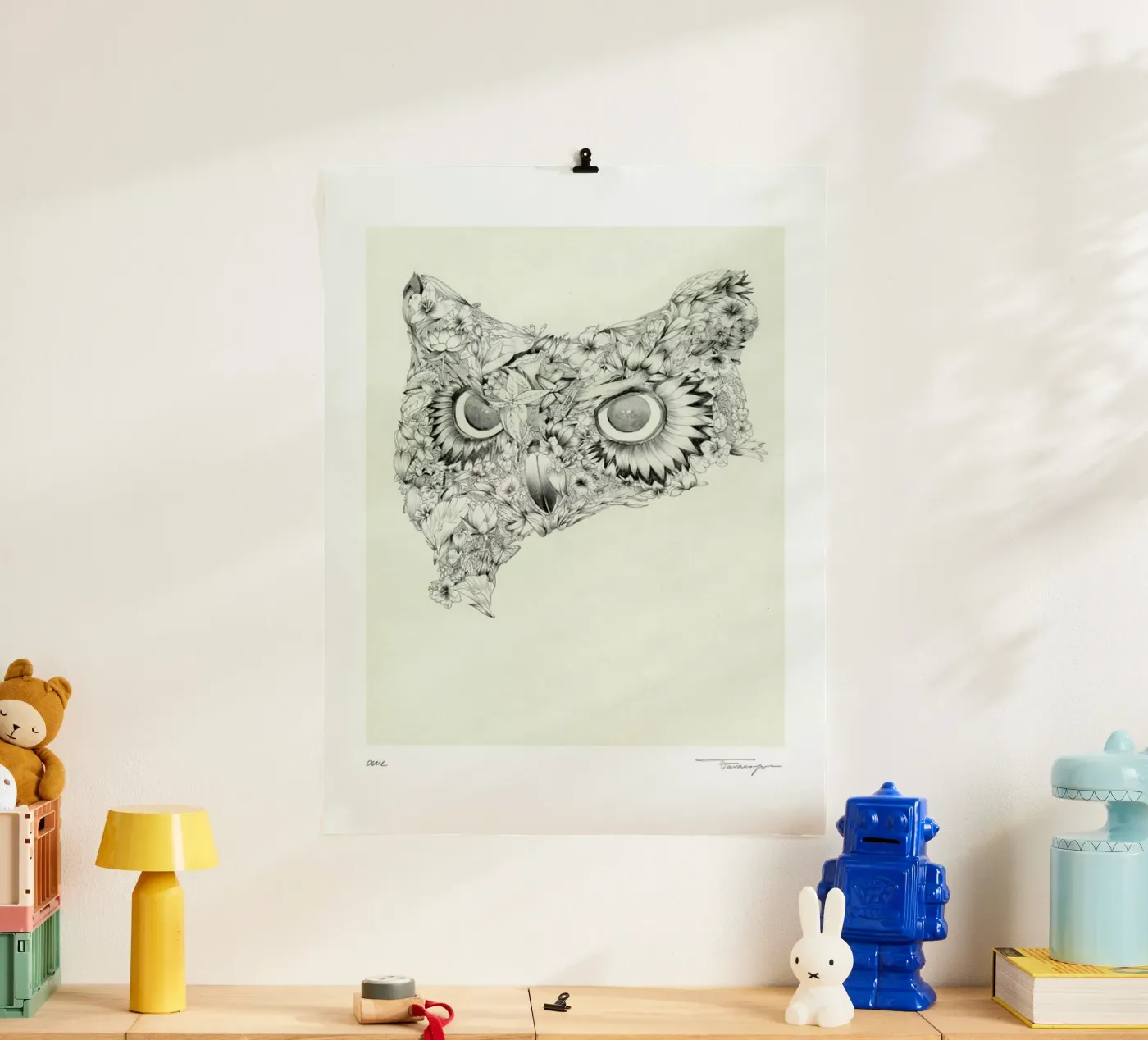 Owl poster by Faunesque