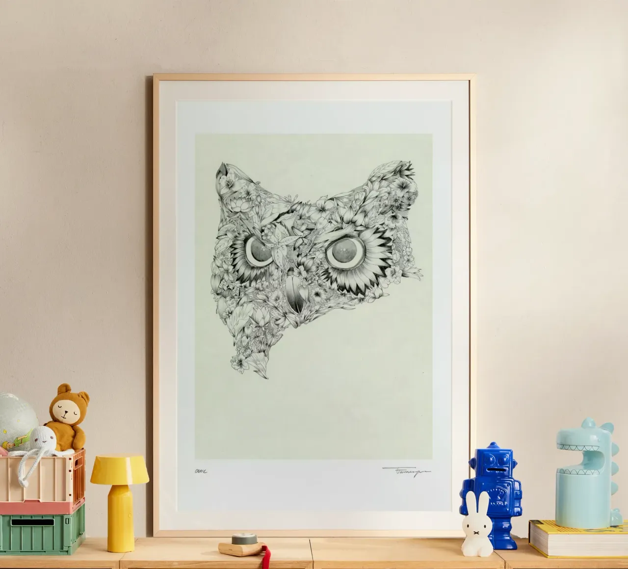 Owl poster da Faunesque