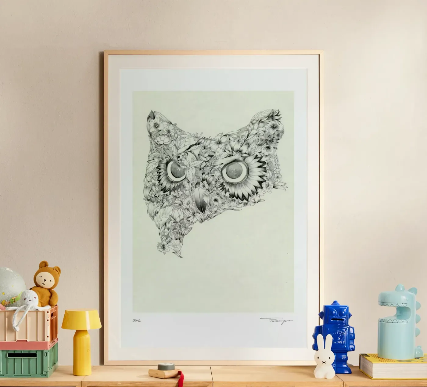 Owl poster by Faunesque