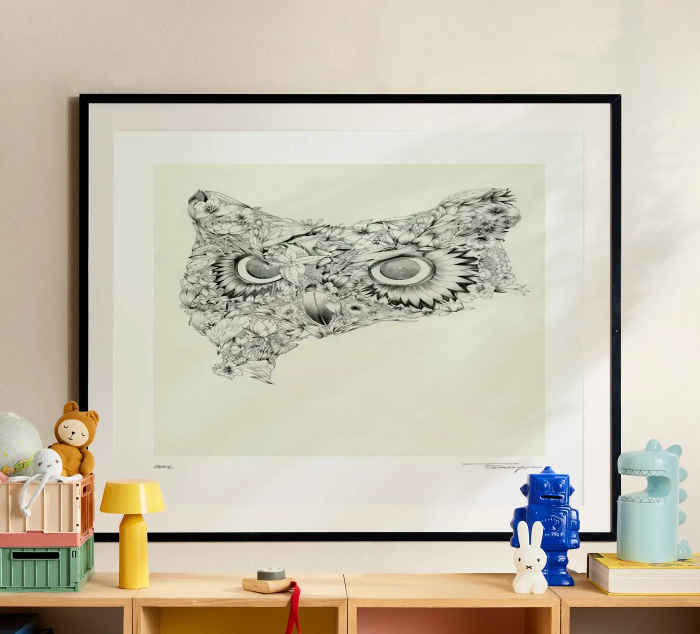 Owl poster by Faunesque