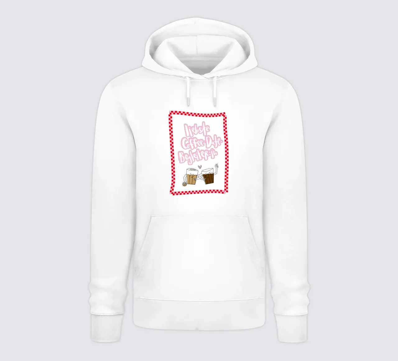 Coffee-date felpa con cappuccio da Brushmeetspaper