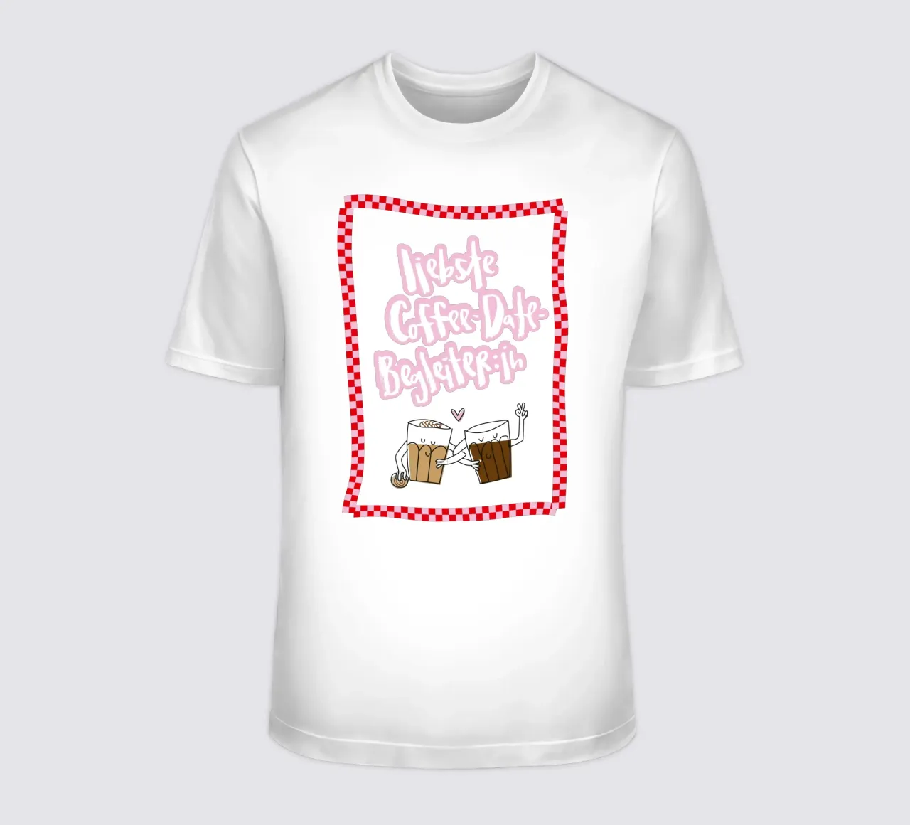 Coffee-date t-shirt da Brushmeetspaper