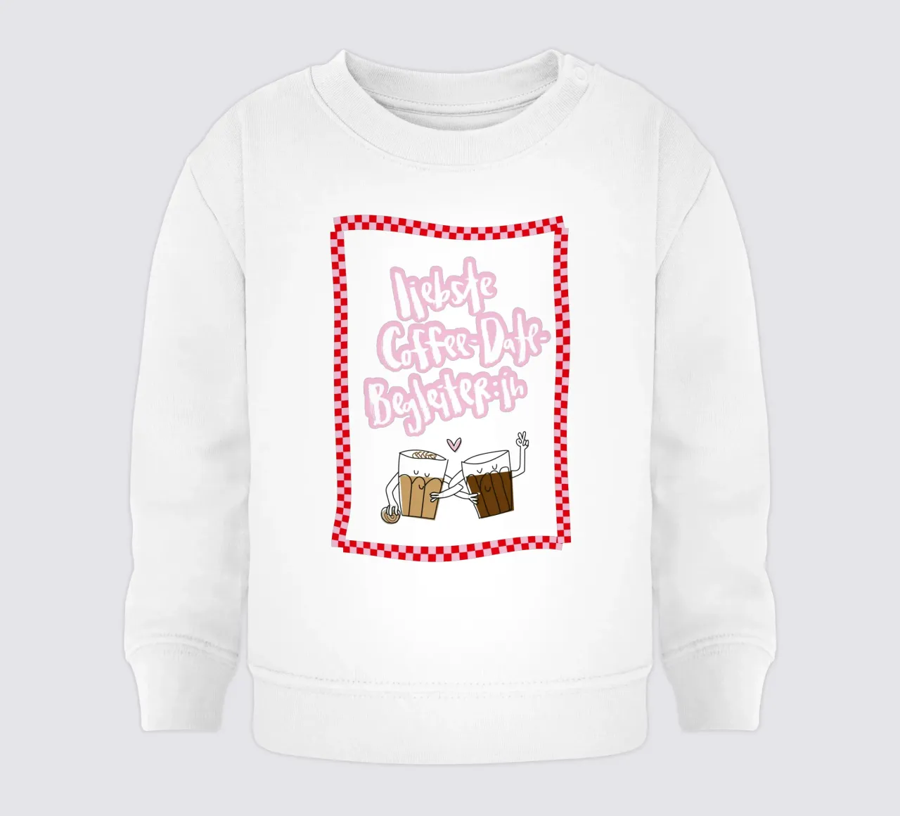 Coffee-date felpa neonato da Brushmeetspaper