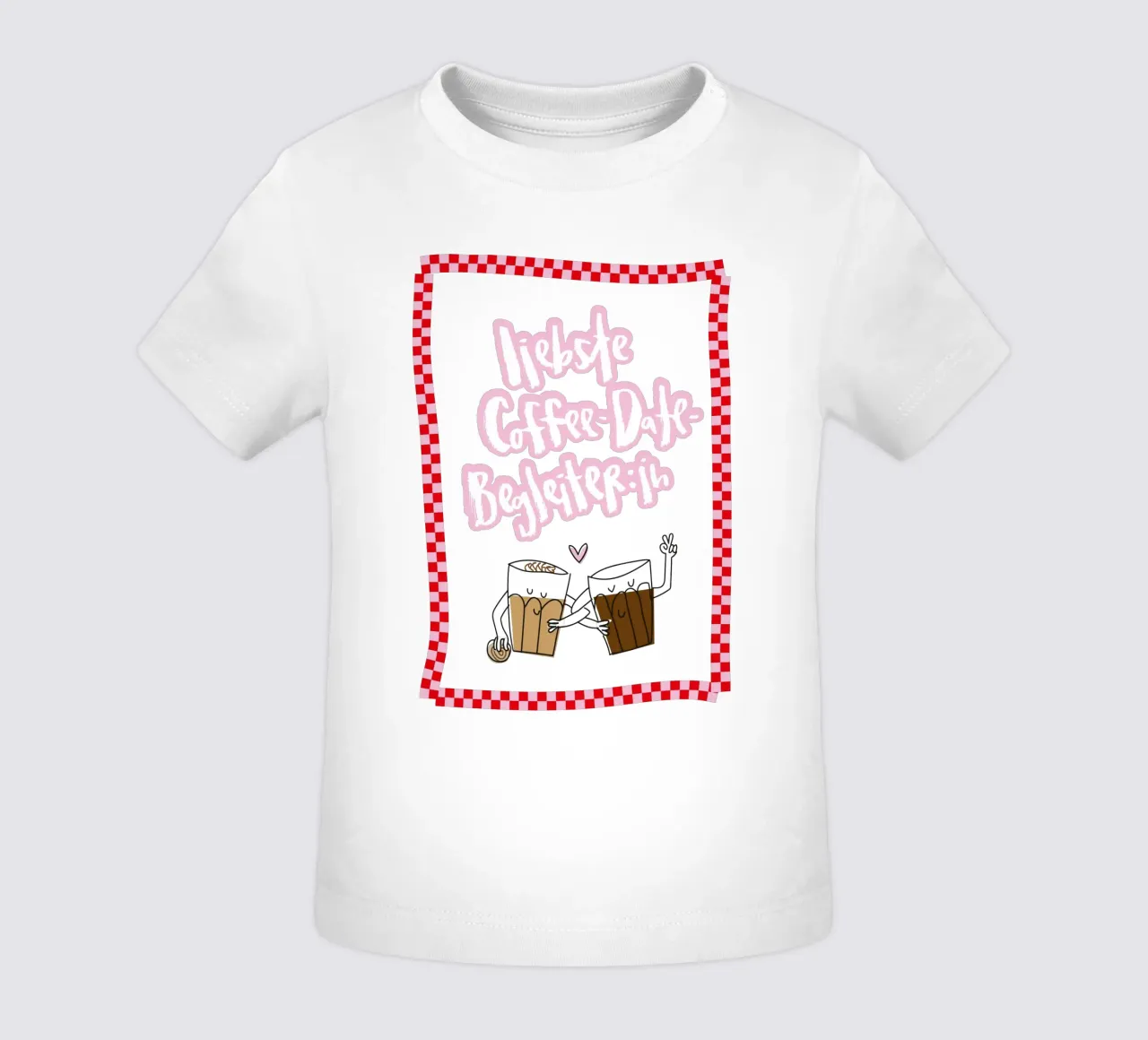 Coffee-date maglietta neonato da Brushmeetspaper