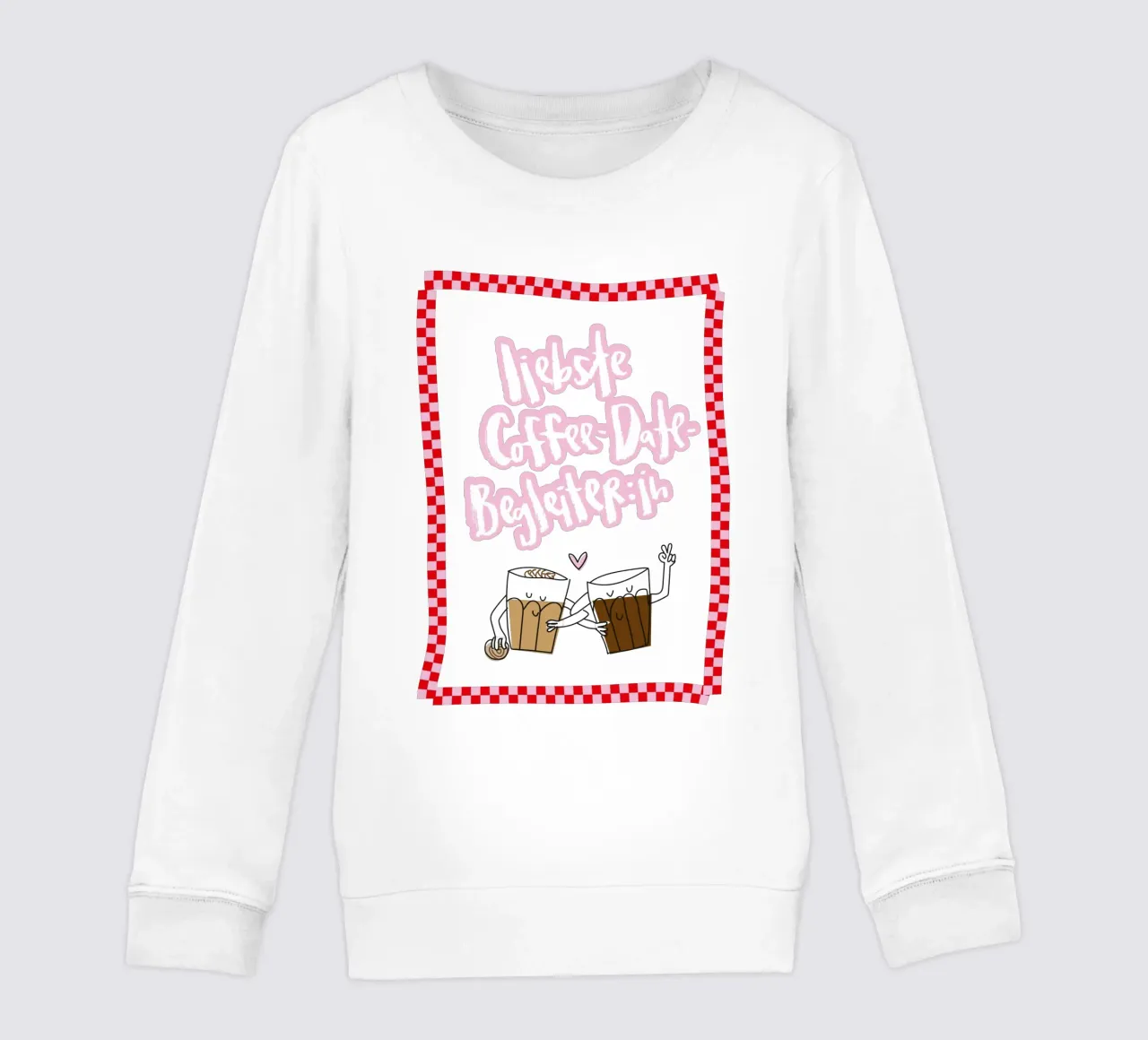 Coffee-date felpa bambino da Brushmeetspaper