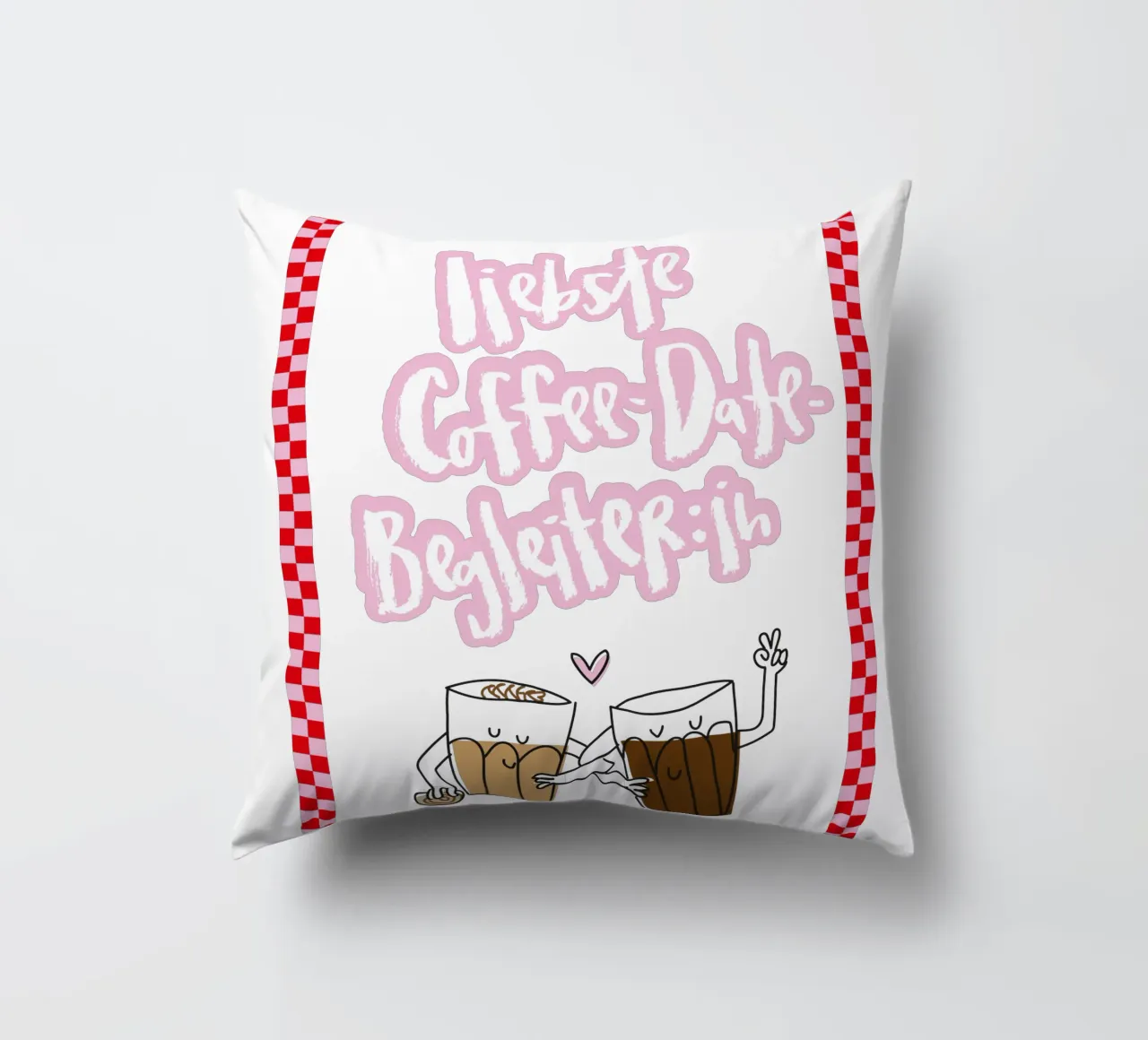 Coffee-date cuscino da Brushmeetspaper