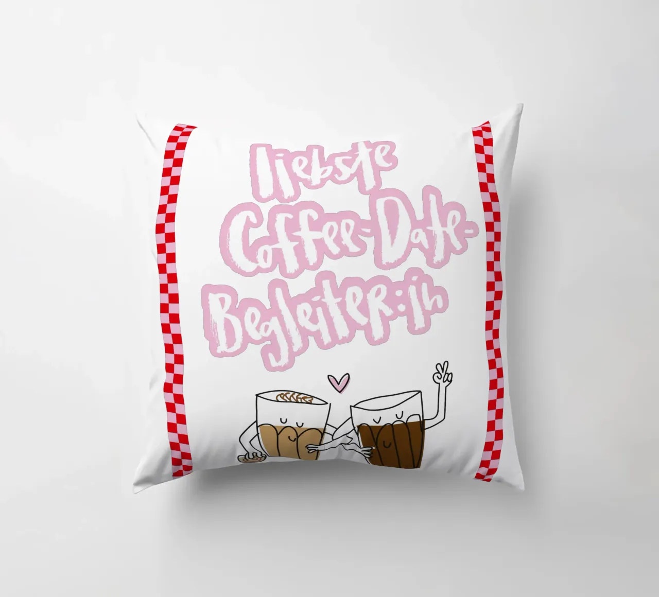 Coffee-date cuscino da Brushmeetspaper