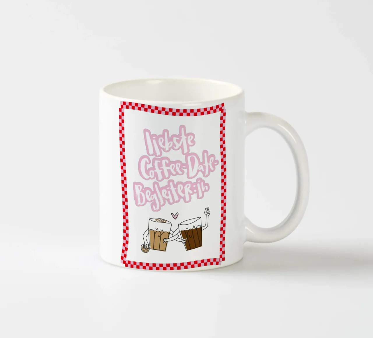 Coffee-date tazza in ceramica da Brushmeetspaper