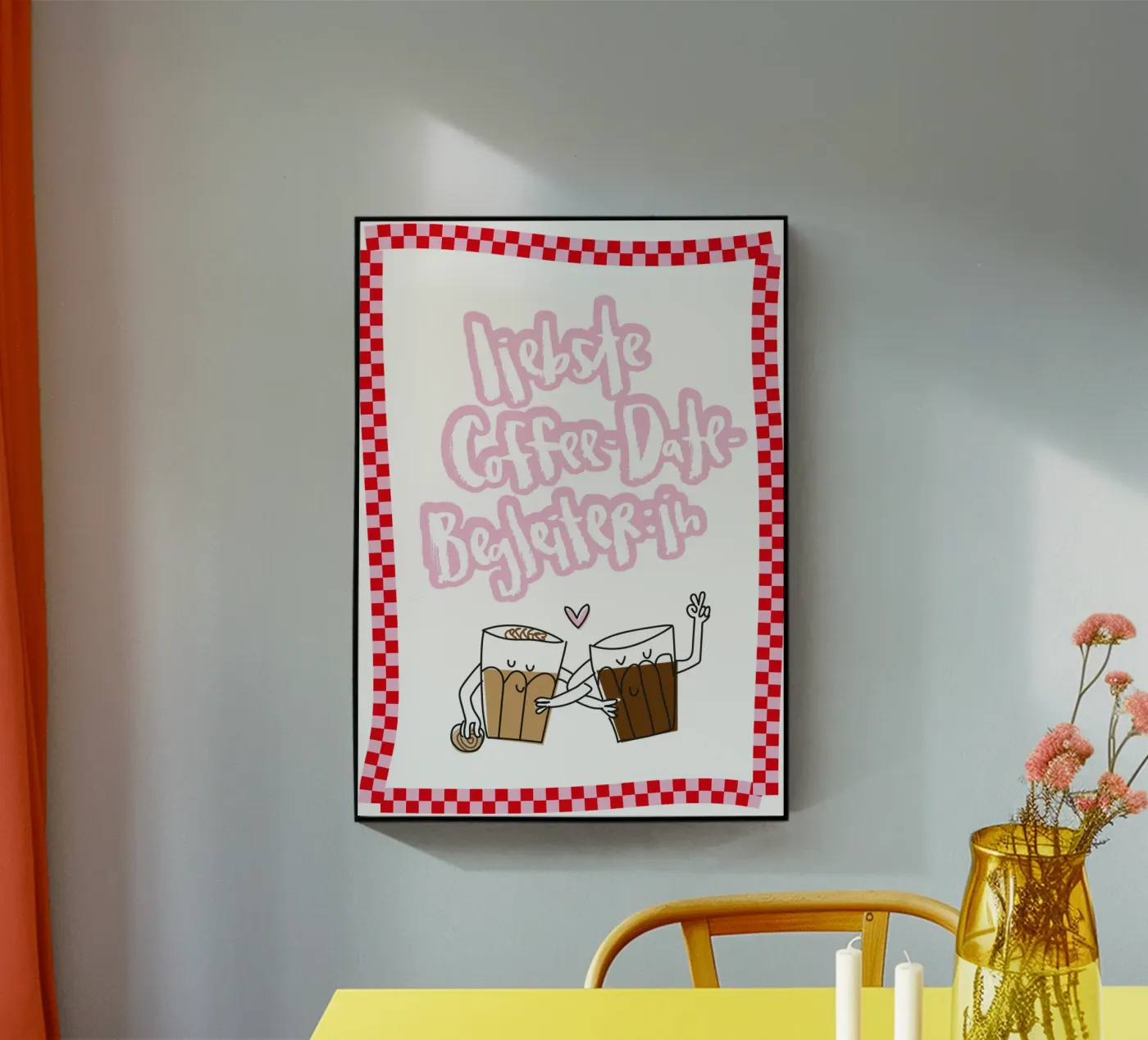 Coffee-date plexiglas de Brushmeetspaper