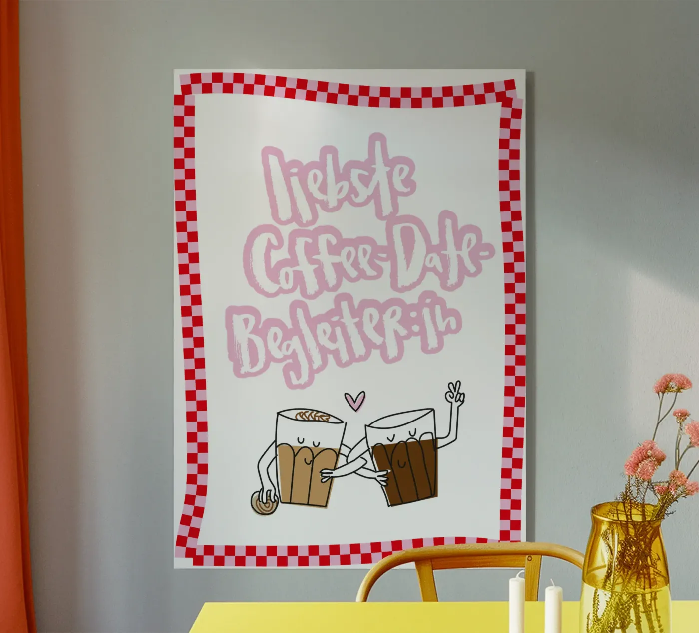 Coffee-date plexiglas de Brushmeetspaper