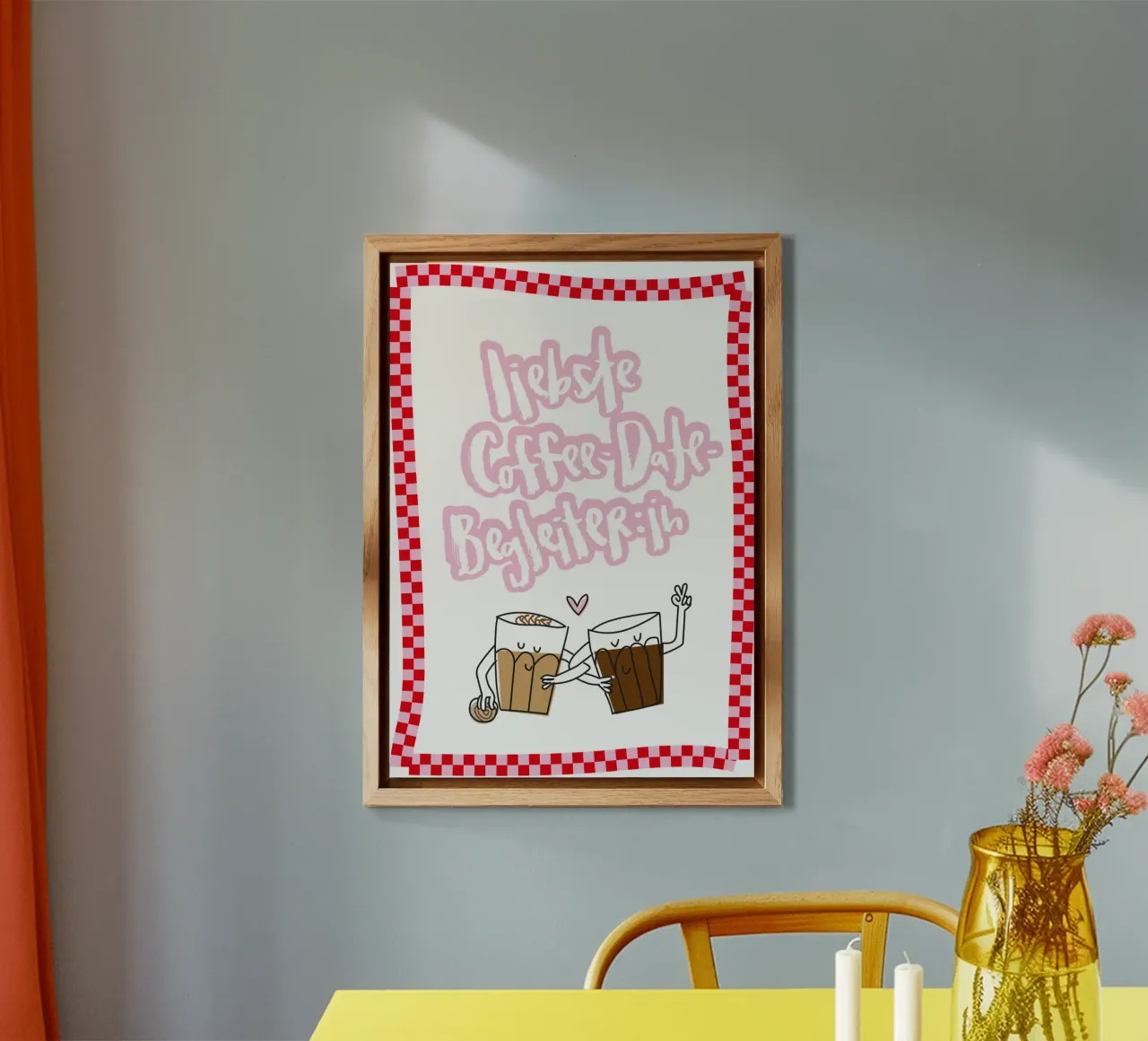 Coffee-date alluminio dibond da Brushmeetspaper
