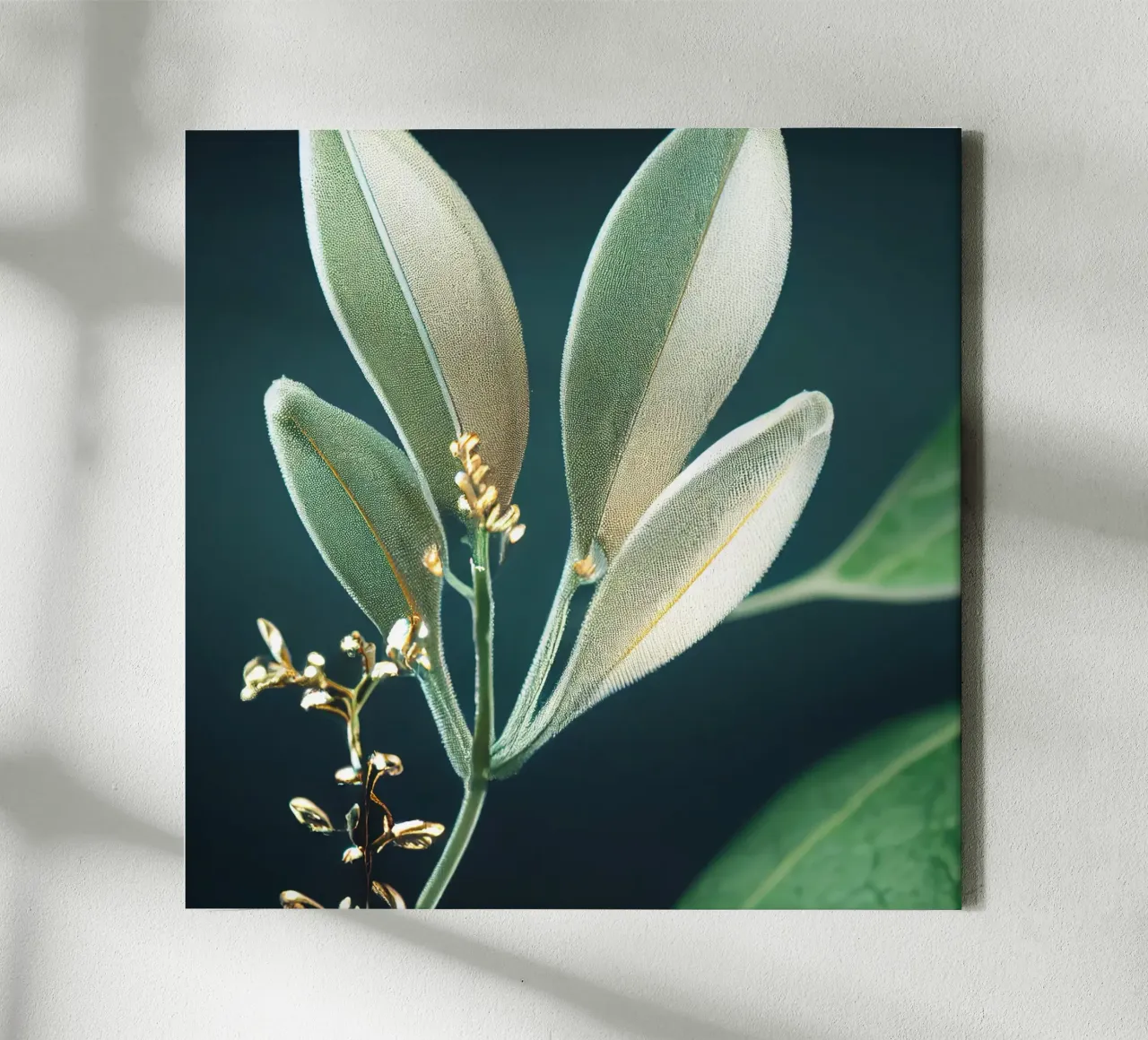 Macro fiore di Shameplant tela con Cornice a cassetta da Bold Blooms