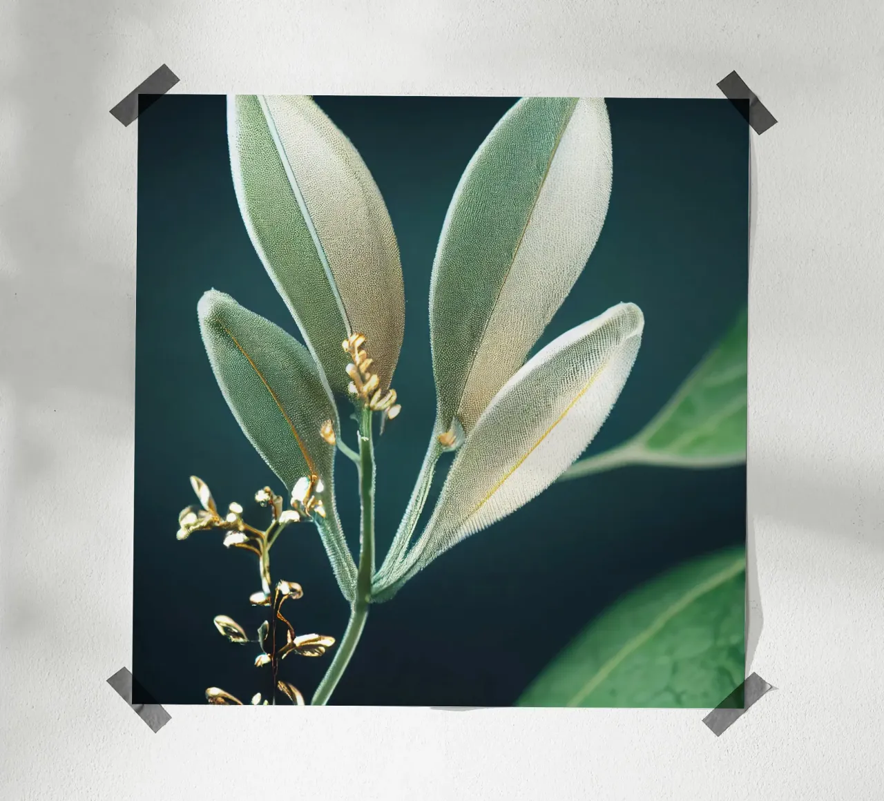Macro fiore di Shameplant poster da Bold Blooms