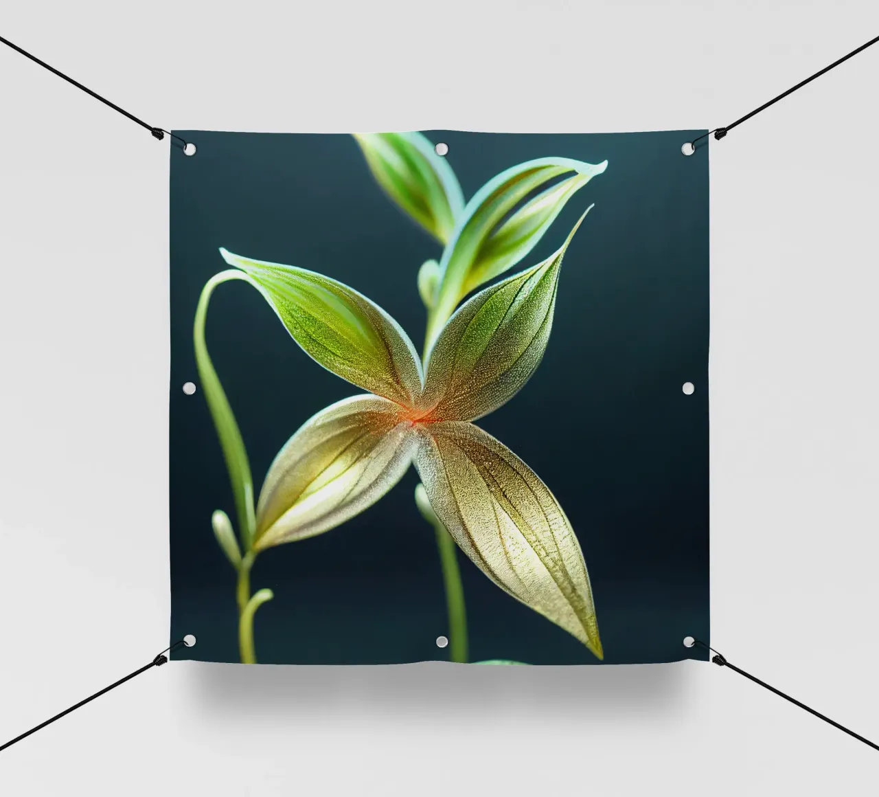 Macro fiore di Shameplant telo in pvc da Bold Blooms