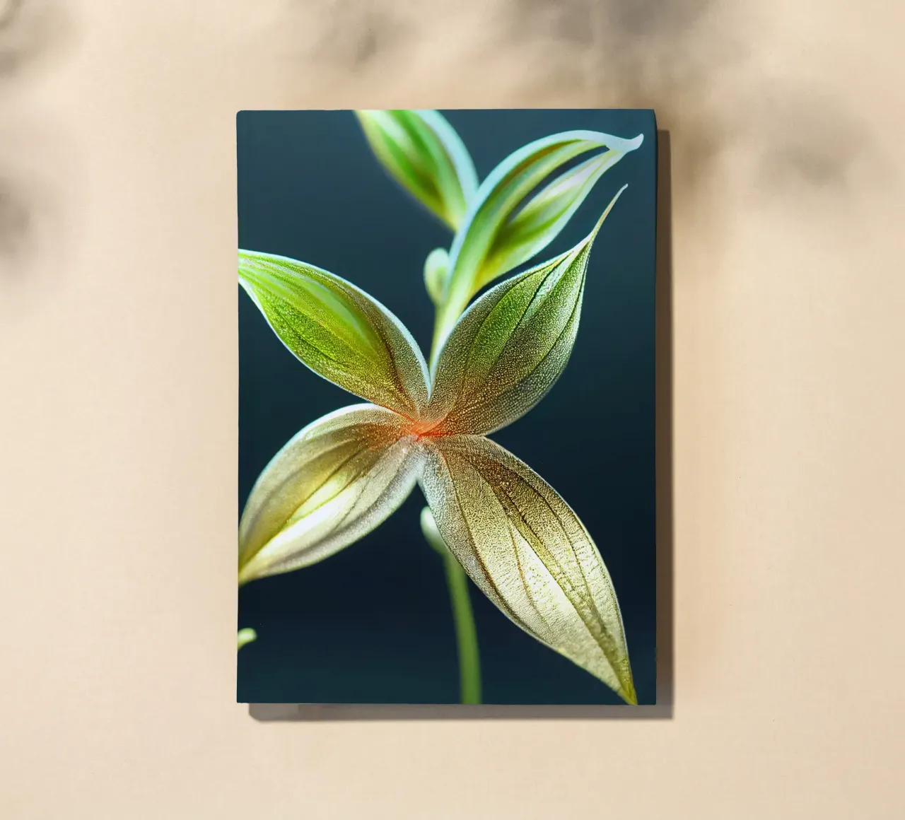 Macro Shameplant Flower notebook by Bold Blooms