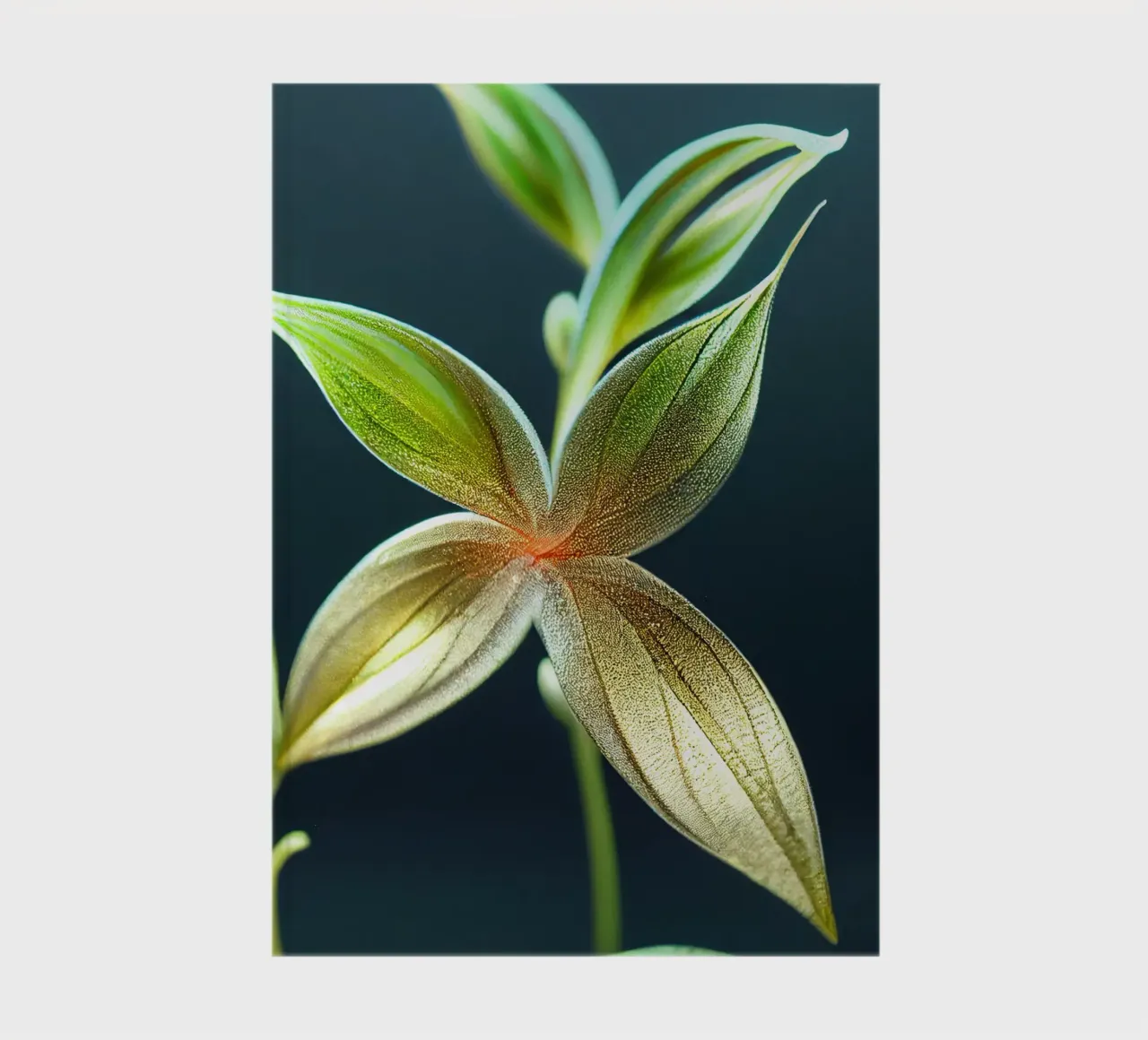 Macro Shameplant Flower notebook by Bold Blooms